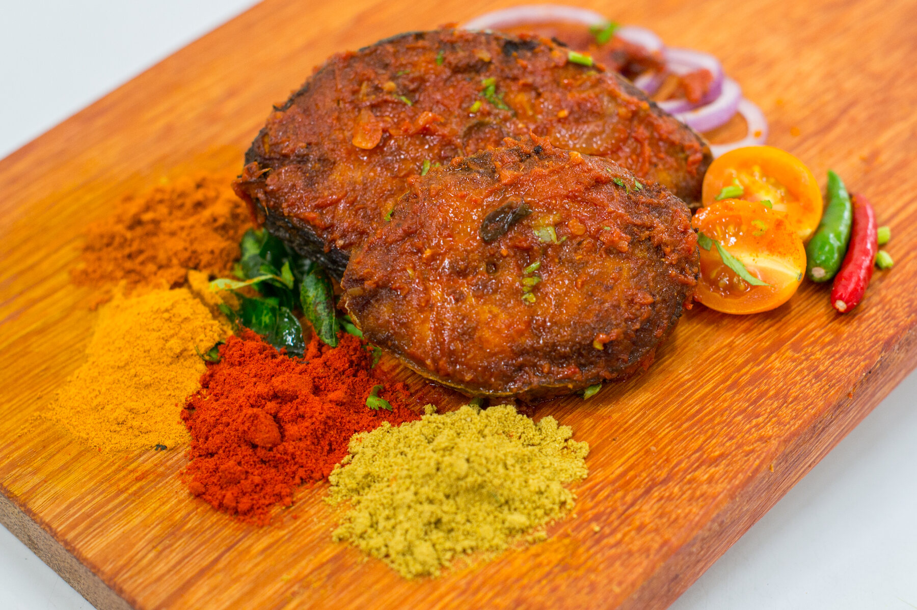 A selection of dishes prepared by AJH Catering
